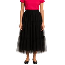 N-F3806-Saia Feminina Festa Luxo Midi Tule Camadas Cintura Alta Tule Moda Evangélica Moderna Solta Fluída 5AG0411 N-F3806-Saia Feminina Festa Luxo Midi Tule Camadas Cintura Alta Tule Moda Evangélica Moderna Solta Fluída 5AG0411