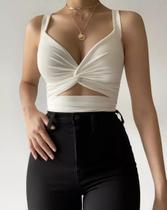 N-G2501-Top Cropped Blusa Feminina Corset Retrô Franzida Tira Sexy N-G2501-Top Cropped Blusa Feminina Corset Retrô Franzida Tira Sexy