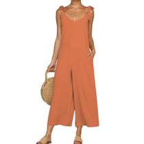 N-H3001-Macacão Solto Comfy Largo Básico M163