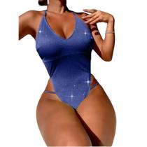 N-J3102-Bikini Maiô Recorte nas Costas Abertura Estampado Cavado Justo Colado Piscina Praia Mar Moderno 5AG0215 N-J3102-Bikini Maiô Recorte nas Costas Abertura Estampado Cavado Justo Colado Piscina Praia Mar Moderno 5AG0215