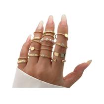 N-L0242-Anel Bijuteria Festa Luxo Pérolas Fino Minimalista A52 - xumi_xumi_xumi