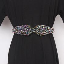 N-L1501-Cinto Fino Para Vestido Luxo Pedraria Festa Moderno M1110