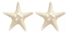 N-L19103-Brinco Bijuteria Festa Luxo Estrela Do Mar Charme Jl0570