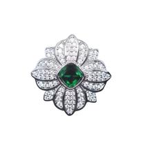 N-L3401-Anel Bijuteria Festa Luxo Flor Grande Pedraria Brilho Jl389 - xumi_xumi_xumi