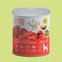 N&p cestinha de carne com legumes natural prime cão adulto