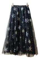 N0107-Saia Feminina Midi Longo Godê Rodado Princesa Tule Bordado N0107-Saia Feminina Midi Longo Godê Rodado Princesa Tule Bordado