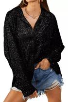 N0292-Blusa Feminina Paetê Carnaval Festa Acinturada Réveillon N0292-Blusa Feminina Paetê Carnaval Festa Acinturada Réveillon