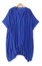 N1022-Camisa Blusa Vestido Camisão Plus Size Praiano M141