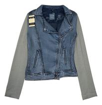 N1043-Jaqueta Feminina Jeans Moletom Comfy Inverno Quentinho A301 N1043-Jaqueta Feminina Jeans Moletom Comfy Inverno Quentinho A301