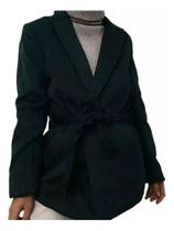 N1059 Casaco Blazer Social Trench Coat Feminino Ainturado Peludo -