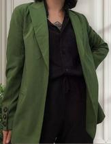 N1149-Blusa De Frio Feminino Sobretudo Social Elegante Luxo 415m