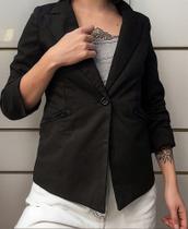 N1161-Blazer Casaco Social Feminino Inverno Preto Elegante 249r N1161-Blazer Casaco Social Feminino Inverno Preto Elegante 249r
