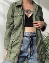 N1258-Blusa De Frio Feminina Jaqueta Parka Verde Militar 623k N1258-Blusa De Frio Feminina Jaqueta Parka Verde Militar 623k
