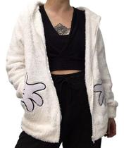 N1260 Blusa De Frio Pêlo Pelinho Feminino Mickey Capuz Luxo 483m