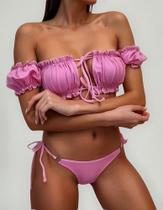 N1417 Bikini Biquíni Bojo Sexy Ciganinha Neon Luxo Lançamento N1417 Bikini Biquíni Bojo Sexy Ciganinha Neon Luxo Lançamento