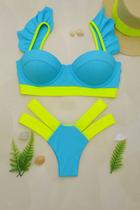 N1440 Bikini Biquíni Bojo Aro Asa Delta Tiras Regulável 5jn0401