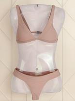 N1444 Bikini Biquíni Fio Dental Regulável Recorte V 5jn0405