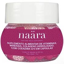 Naara Colágeno Hair and Nails Vitaminas e Minerais 30 cápsulas