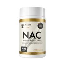 Nac 120 capsulas 600 mg A Vida Natural Supplements Nac 120 capsulas 600 mg A Vida Natural Supplements
