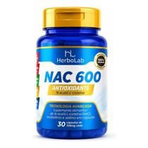 Nac 600mg 30 Cápsulas Herbolab Nac 600mg 30 Cápsulas Herbolab
