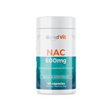 Nac 600mg 60 Cápsulas Good Vit Nac 600mg 60 Cápsulas Good Vit