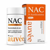 NAC 600mg Ultra Concentrado 60 cápsulas Saúde do Fígado e Pulmão Auvée NAC 600mg Ultra Concentrado 60 cápsulas Saúde do Fígado e Pulmão Auvée
