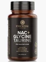 NAC+ Glycine+Taurine com 90 Cápsulas- Essential Nutrition