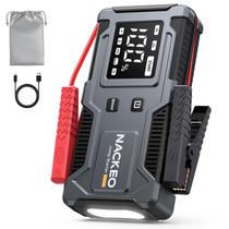 NACKEO Jump Starter 6000A 12V 20000mAh com Tela LCD e Luz LED