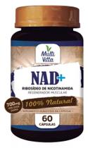 Nad+ ribosídeo de nicotinamida 700mg com60 caps Multivitta Nad+ ribosídeo de nicotinamida 700mg com60 caps Multivitta