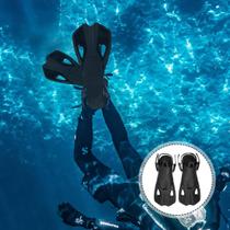 Nadadeira Pé de Pato Velox Aquática para Mergulho Snorkel Natação Preto BodyBoard Praia Mar Profissional Confortável Com Ajuste - New Hawaii