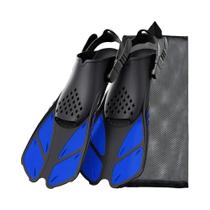 Nadadeiras Ajustáveis De Silicone Para Snorkel E Mergulho, Calcanhar Aberto, Tamanho Viagem Para