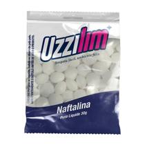 Naftalina Uzzilim Em Bolas 30g - Embalagem com 30 Unidades