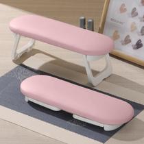 Nail Arm Rest Dies é um couro PU dobrável para manicure rosa Nail Arm Rest Dies é um couro PU dobrável para manicure rosa
