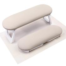 Nail Arm Rest SUBAY em couro PU dobrável para salão de manicure