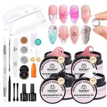 Nail Builder Gel Beetles Solid 20g 4 cores com kit de ferramentas