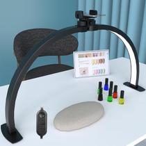 Nail Desk Half Moon Light iVict 40 W 29 cm com suporte para telefone