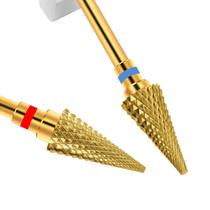 Nail Drill Bits Diesisa para unhas de acrílico, pacote com 2 unidades finas e médias Nail Drill Bits Diesisa para unhas de acrílico, pacote com 2 unidades finas e médias