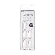 Nail Set Impress No Glue Mani Press On 'Frosting' White