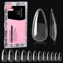 Nail Tips Beetles Medium Ammond 576 unidades de gel macio de 12 tamanhos