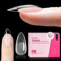 Nail Tips Beetles Tipex Instant Apex Medium Ammond, 512 unidades