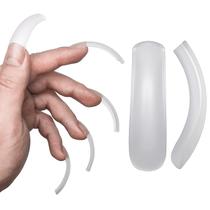 Nail Tips NOVO OVO Curved Full Cover Queen Square PRO 240 unidades