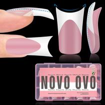 Nail Tips NOVO OVO White French Tip Full Cover x150 unidades Nail Tips NOVO OVO White French Tip Full Cover x150 unidades