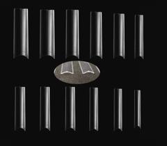 Nail Tips SITELENABY 3XL, acrílico quadrado transparente, 504 unidades