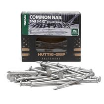 Nails Huttig-Grip Framing Common 16d 3,5 polegadas, 1 kg, pacote com 47 Nails Huttig-Grip Framing Common 16d 3,5 polegadas, 1 kg, pacote com 47