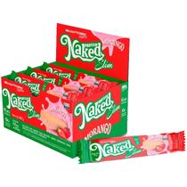 Naked Protein Slim Caixa 12 unid De 25g Morango Adaptogen