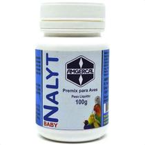 Nalyt Baby 100g Amgercal Premix Vitamina Filhotes De Pássaros