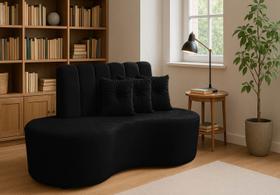 Namoradeira 3 Lugares Curvo Lisboa Varias Cores BL Decor POLTRONAS