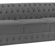 Namoradeira Chesterfield Bourbon Veludo 3 Lugares