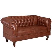 Namoradeira Chesterfield Duque 2 Lugares Via Encanto Whisky