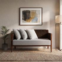 Namoradeira Classica Confortavel Ideal para Sala Marrom Poesia Namoradeira Classica Confortavel Ideal para Sala Marrom Poesia